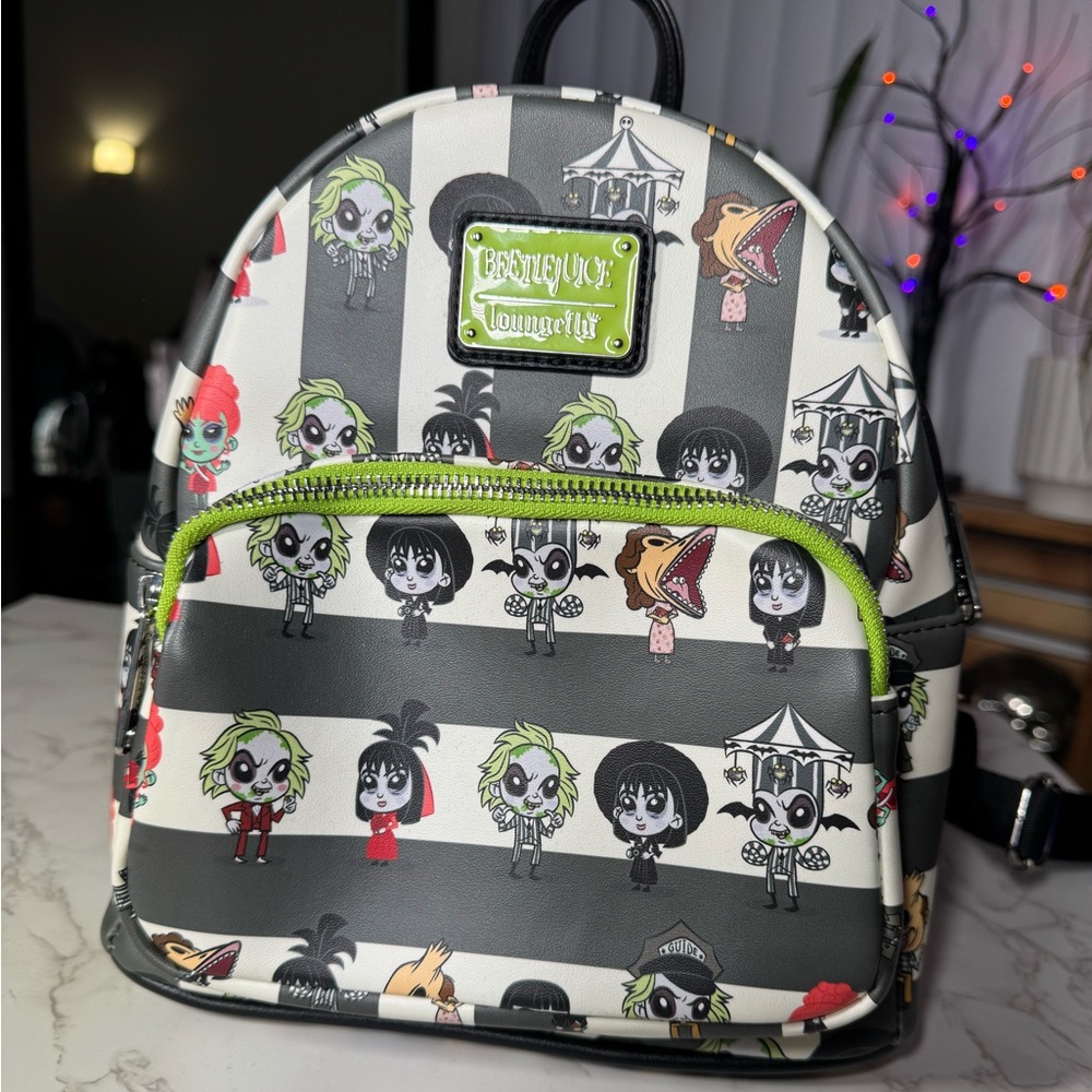 Beetlejuice Loungefly Mini Backpack
